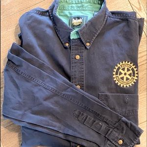 Men’s Rotary International button down.